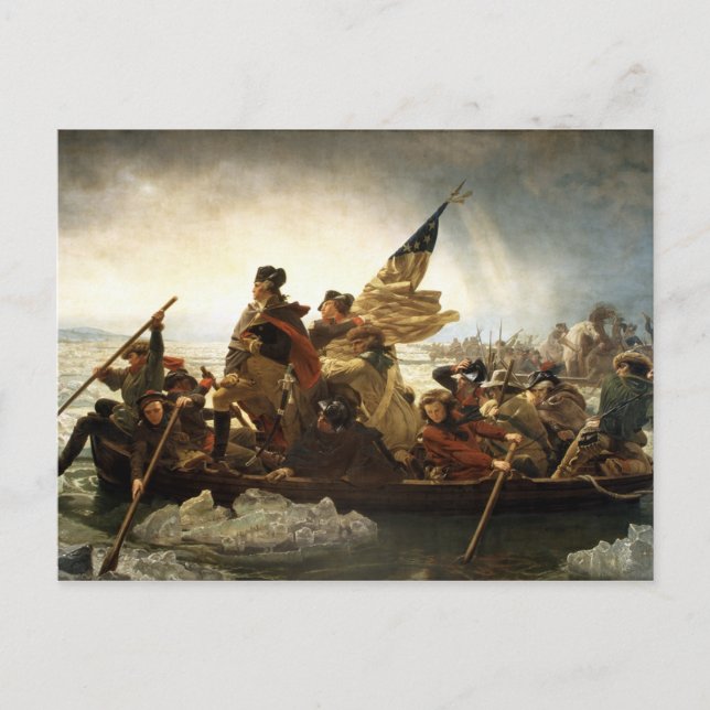 Carte Postale Washington Crossing the Delaware (Devant)