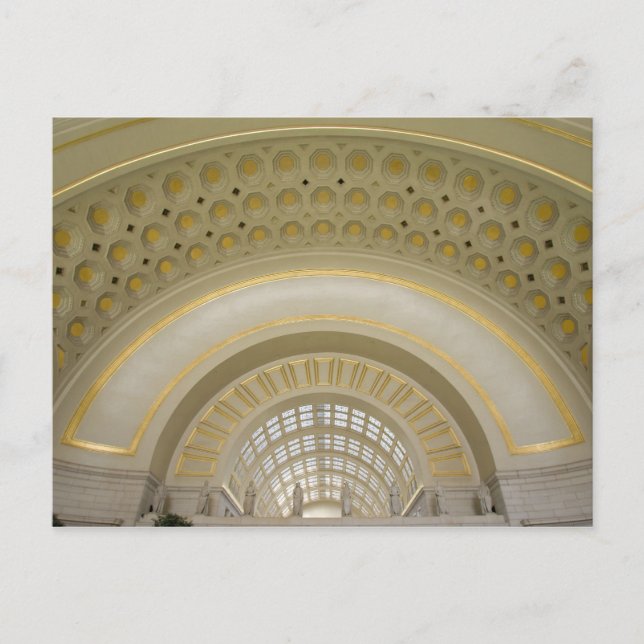 Carte Postale WASHINGTON, D.C. USA. Intérieur de la gare Union. (Devant)