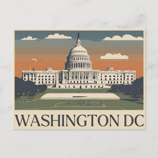 Carte Postale Washington DC (Devant)