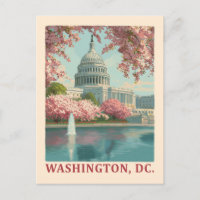 Washington DC - Cherry Blossoms & Capitol Building