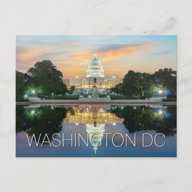 Carte Postale Washington DC | Le Capitole (Devant)