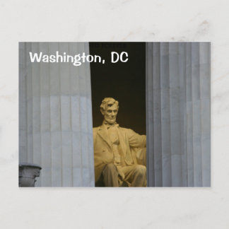 Carte Postale Washington DC : Le Mémorial Lincoln