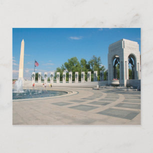 Carte Postale Washington, DC, Mémorial national de la Seconde Gu