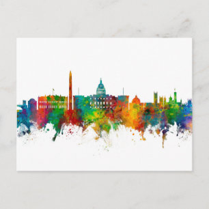 Carte Postale Washington DC Skyline