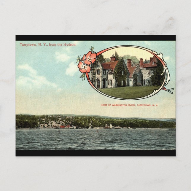 Carte Postale Washington Irving, Tarrytown, cru c1915 de NY (Devant)