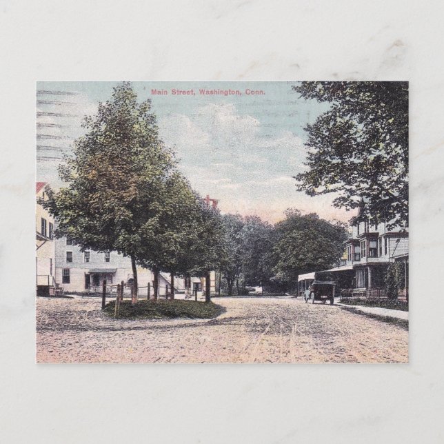 Carte Postale Washington, Main Street, 1914 (Devant)