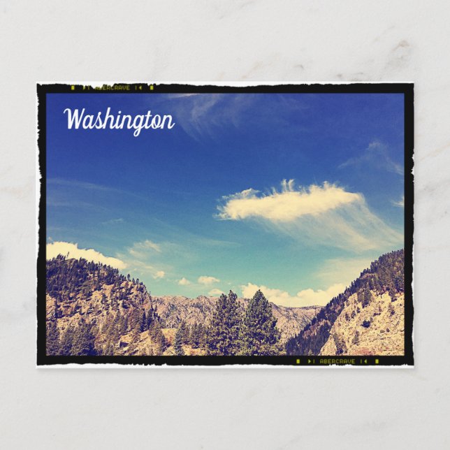 Carte postale Washington Mountain Hills (Devant)