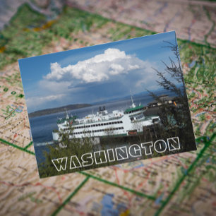 Carte Postale Washington State Ferry Travel Photo