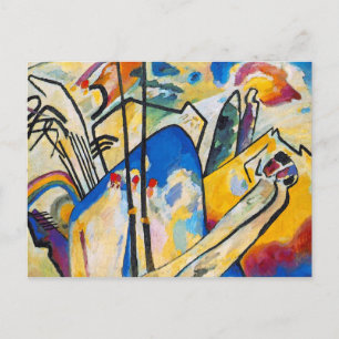 Carte Postale Wassily Kandinsky Composition Quatre - Art Abstrai