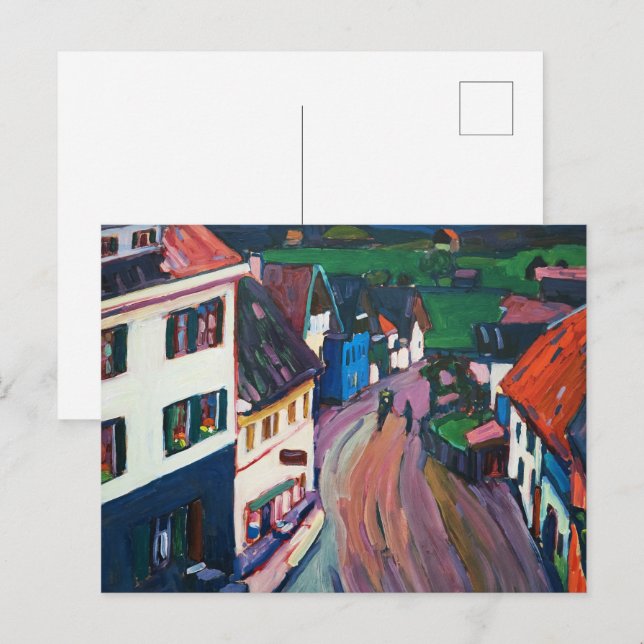 Carte Postale Wassily Kandinsky The Vibrant Cityscape Classic (Devant / Derrière)