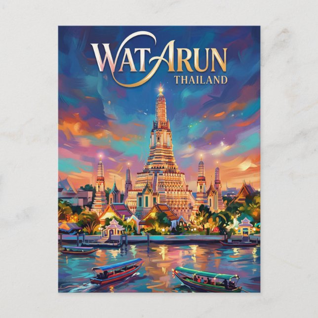 Carte Postale Wat Arun Thaïlande (Devant)