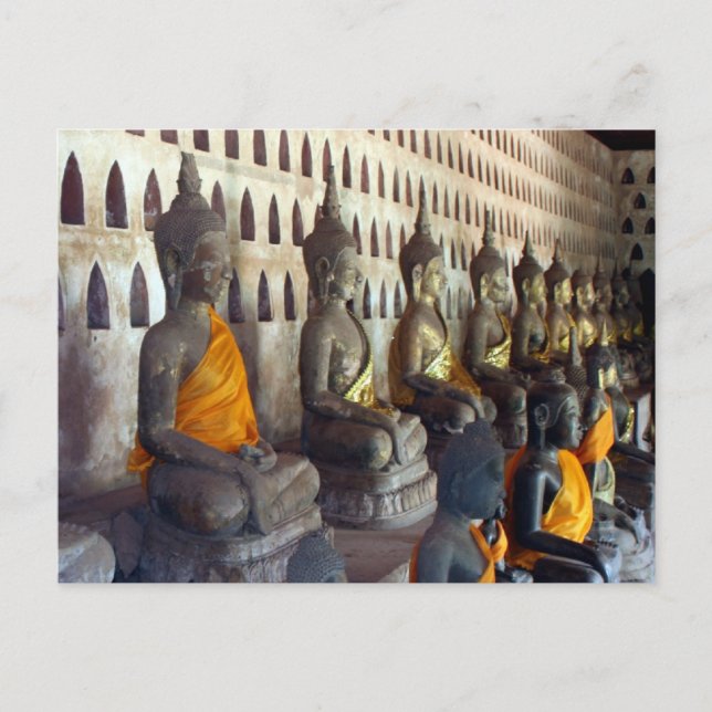 Carte Postale wat is buddhas laos (Devant)