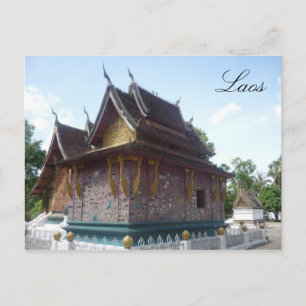 Carte Postale wat laos