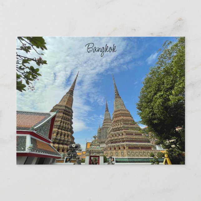 Carte Postale wat pho stupas bangkok (Devant)