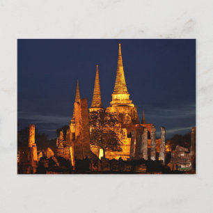 Carte postale Wat Phra Si à Ayutthaya Thaïlande