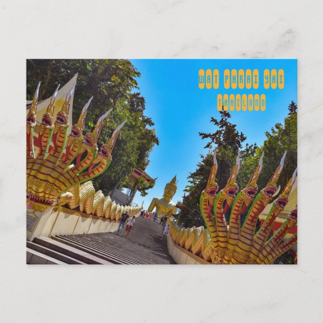 Carte Postale Wat Phrai Yai Big Buddha (Devant)