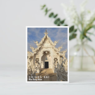 Carte Postale Wat Rong Khun, Chiang Rai, Thaïlande,