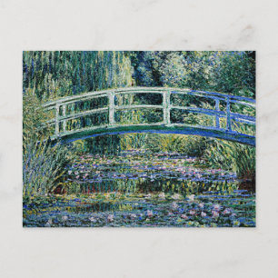 Carte Postale "Water Lilies and Japanese Bridge"