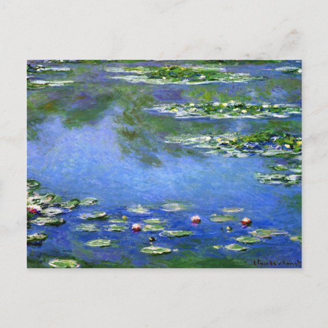 Carte Postale Water Lilies by Claude Monet (Devant)