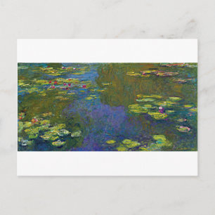 Carte Postale Water Lily Pond à Giverny, Claude Monet