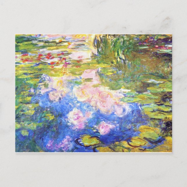 Carte Postale Water Lily Pond Claude Monet (Devant)