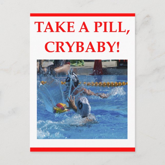 Carte Postale water-polo (Devant)