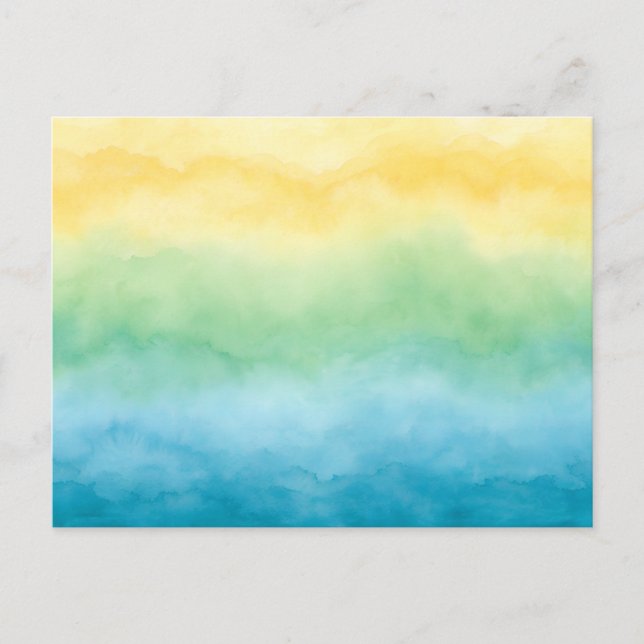 Carte Postale watercolor postcard (Devant)