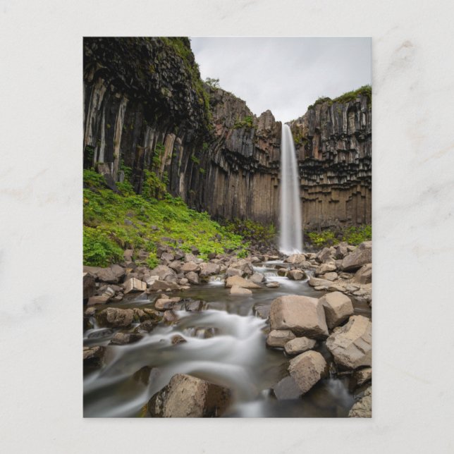 Carte Postale Waterfalls | Svartifoss Waterfall, South Iceland (Devant)