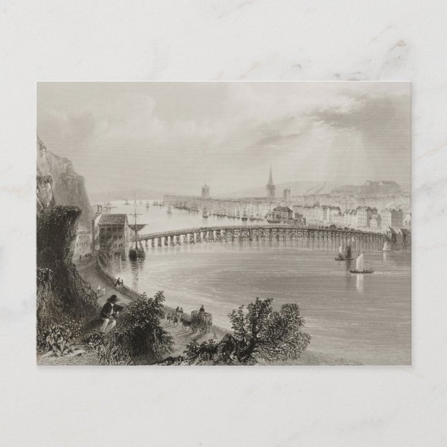 Carte Postale Waterford, Irlande, du 'paysage et (Devant)