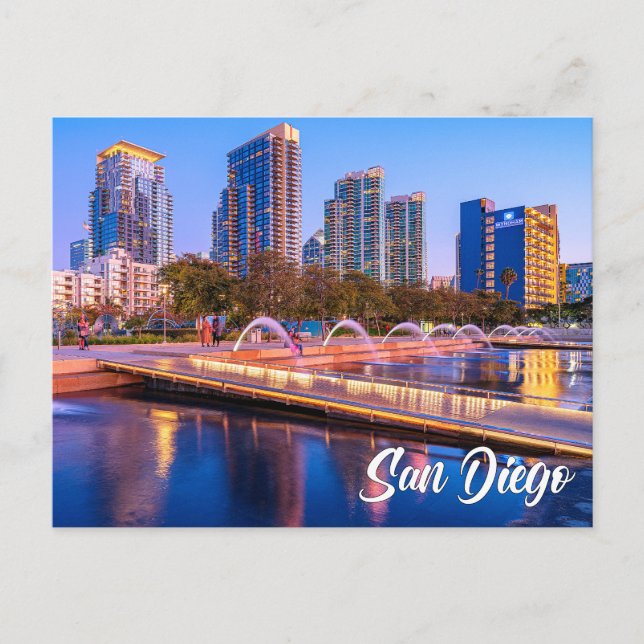 Carte Postale Waterfront Park, San Diego, Californie (Devant)