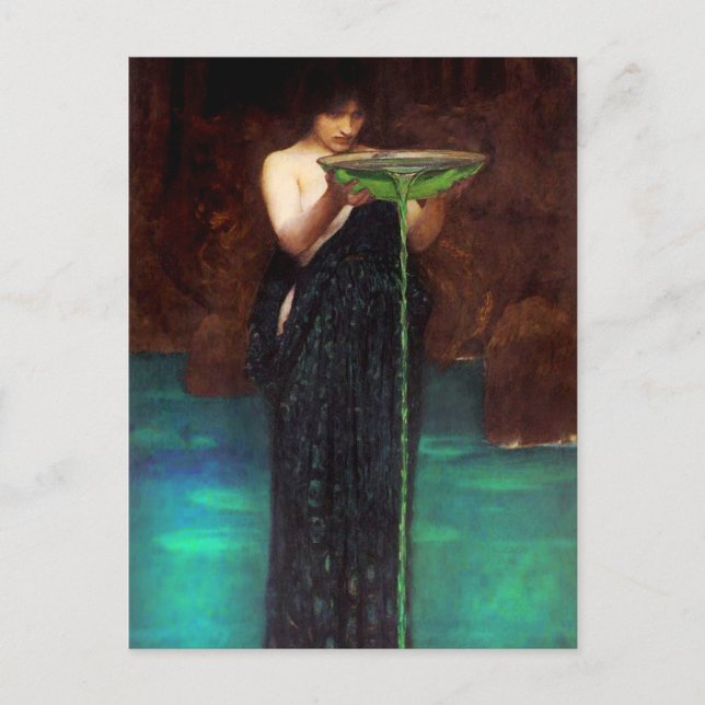 Carte postale Waterhouse Circe Invidiosa (Devant)