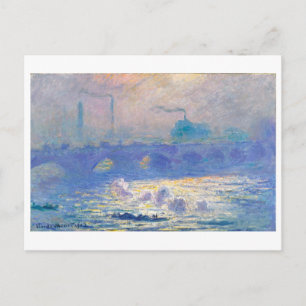 Carte Postale Waterloo Bridge (Londres), Monet