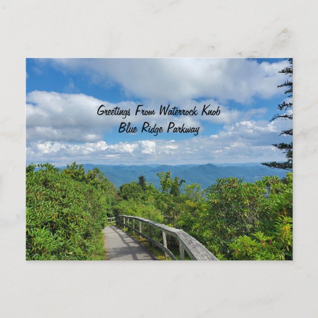 Carte Postale Waterrock Knob Maggie Valley Blue Ridge Parkway (Devant)