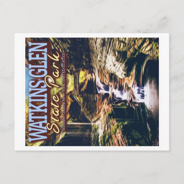 CARTE POSTALE WATKINS GLEN STATE PARK - NEW YORK ÉTATS-UNIS (Devant)