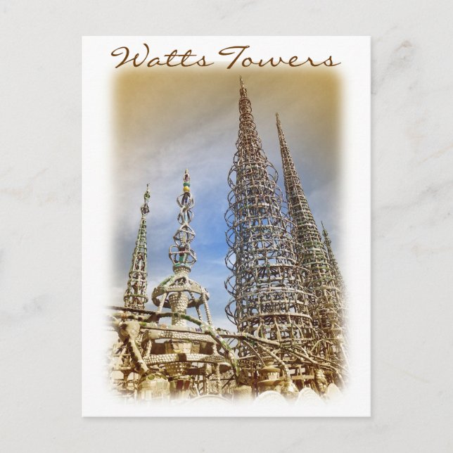 Carte postale Watts Style vintage ! (Devant)