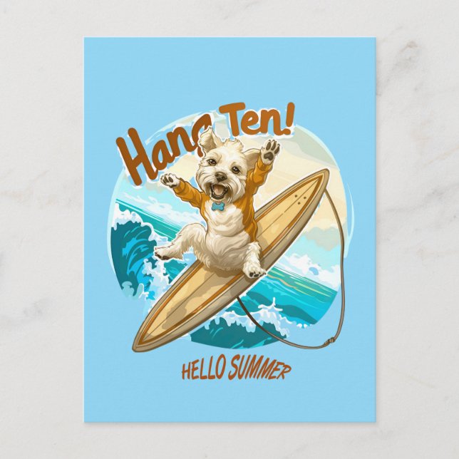 Carte Postale Waves & Woofs Woofs (Devant)