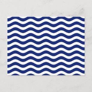 Carte Postale Wavy Navy