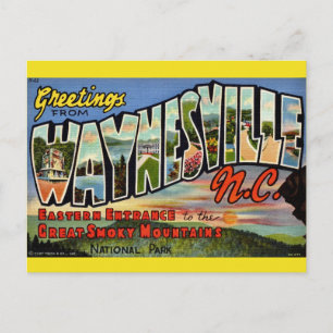 Carte Postale Waynesville Grandes Montagnes fumées