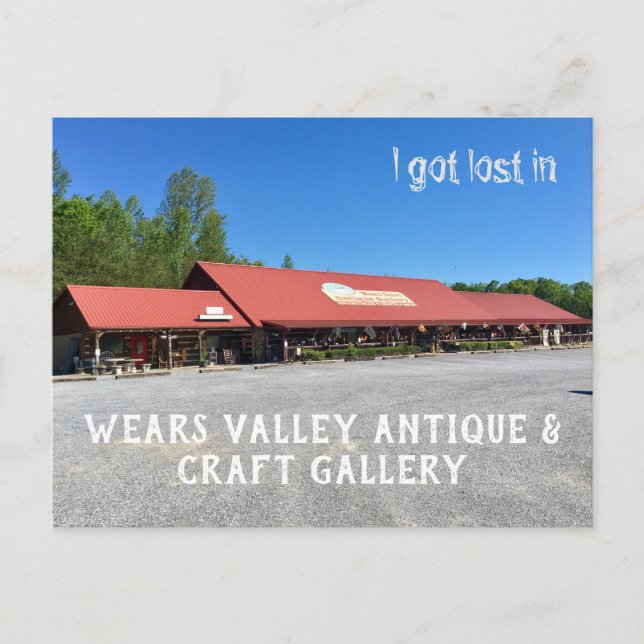 Carte Postale Wears Valley Antique & Craft Gallery (Devant)