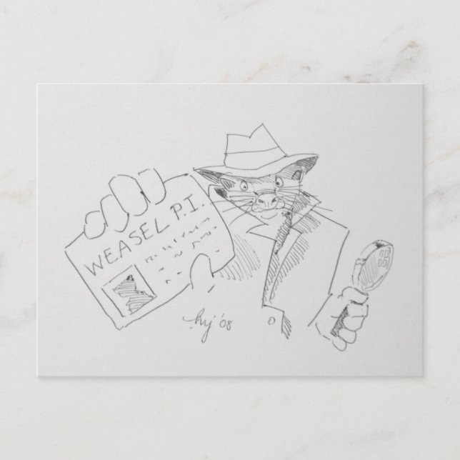 Carte Postale Weasel P.I. (Devant)