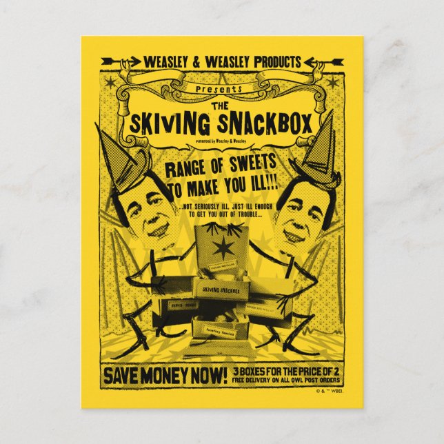 Carte Postale Weasley et Weasley Products (Devant)