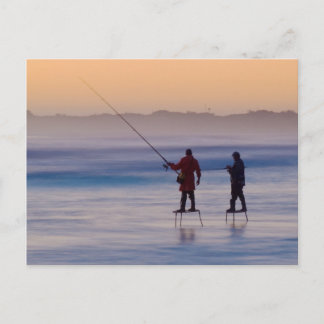 Carte Postale wedge island (pêcheurs de plate-forme)