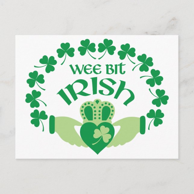 Carte Postale Wee Bit Irish (Devant)