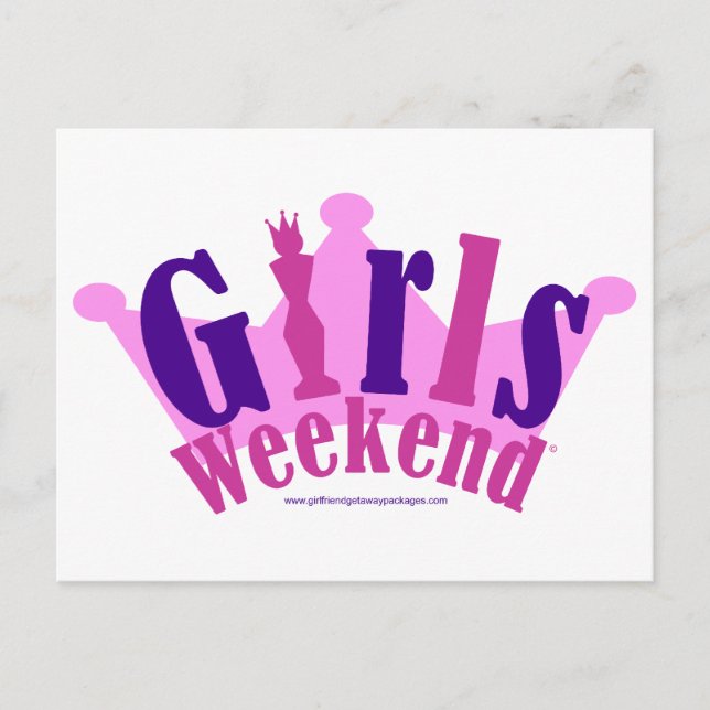 Carte Postale Week-end filles (Devant)