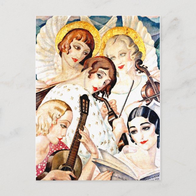 Carte Postale Wegener - A Johann Sebastian Bach Humblement (Devant)