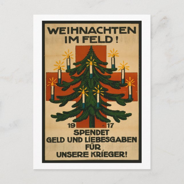 Carte Postale Weihnachten Im Feld (Devant)