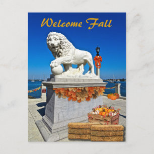 Carte Postale Welcome Fall Coastal St Augustine Floride