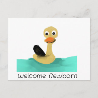Carte Postale Welcome Newborn