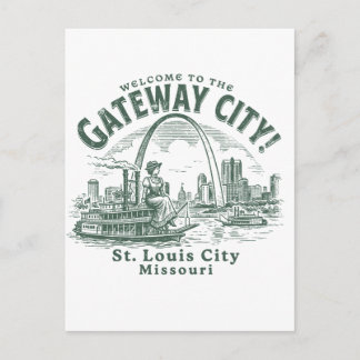 Carte Postale Welcome to the Gateway City St. Louis City Missour