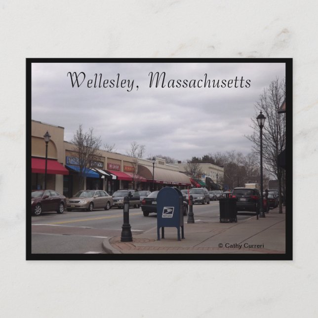 Carte postale Wellesley, Massachusetts (Devant)